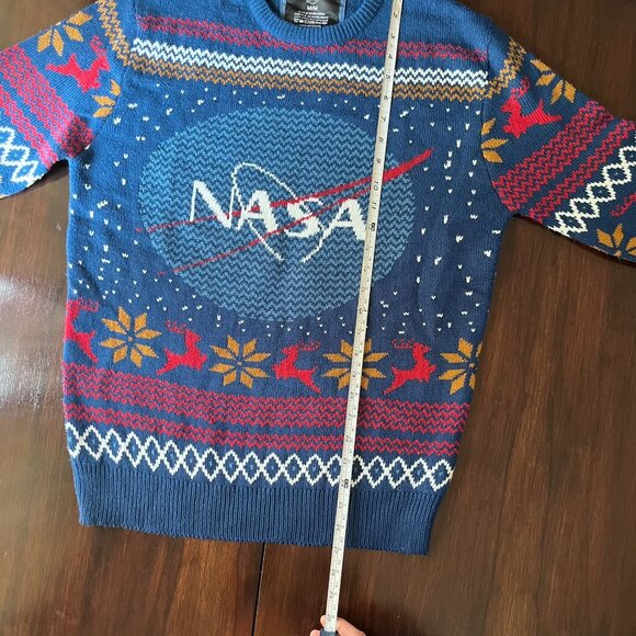 1(love) NASA Ugly Christmas Sweater-Captain! - Picture 5 of 11